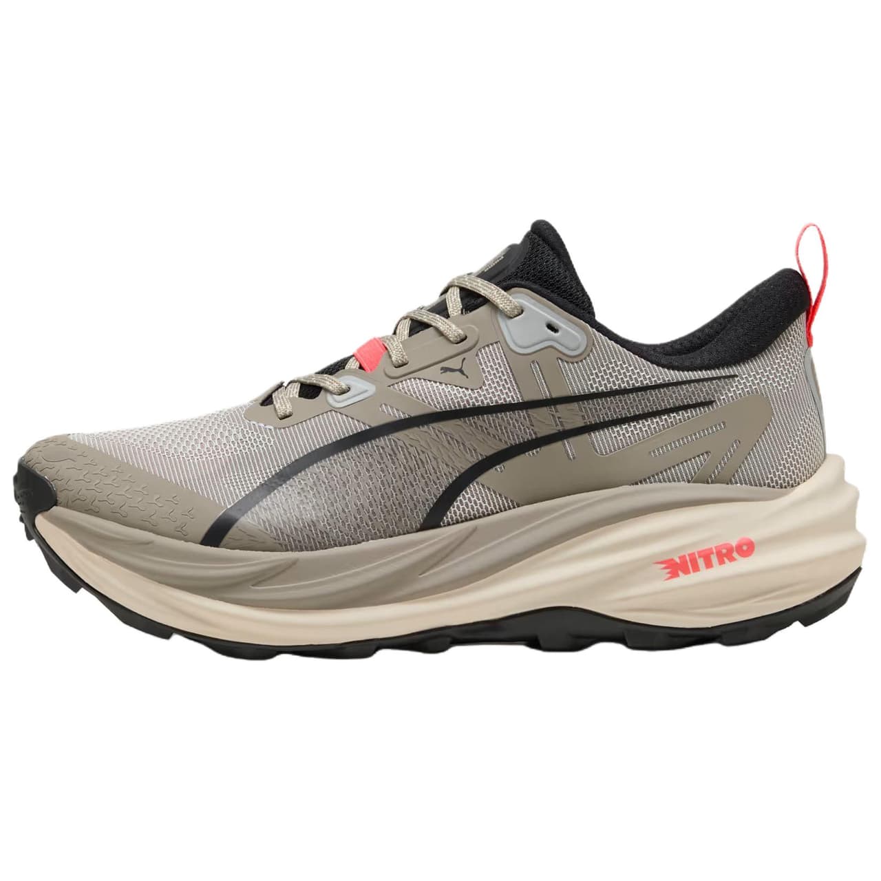 Puma Voyage Nitro 4 Trail 'Mouse Gray Ultra Red'
